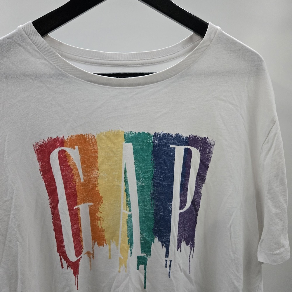 Gap Pride 2017 Graphic T-Shirt White Men's Size XL LGBTQ+